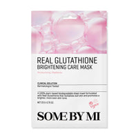 Thumbnail for SOME BY MI Real Glutathione Brightening Care Mask - Pack of 10 - Made from Glutathione for Dull-Looking Skin - Daily Vegan Korean Sheet Mask for Skin Brightening and Moistuizing - Korean Skin Care