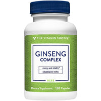 Thumbnail for The Vitamin Shoppe Ginseng - Energy Support, Mental Clarity & Adaptogenic Wellness (120 Capsules)
