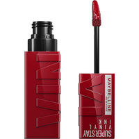 Thumbnail for Maybelline Super Stay Vinyl Ink Longwear No-Budge Liquid Lipcolor Makeup, Highly Pigmented Color and Instant Shine, Lippy, Cranberry Red Lipstick, 0.14 fl oz, 1 Count