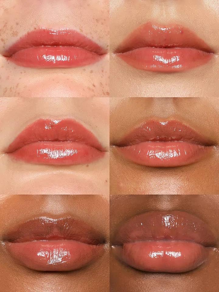 REFY Lip Gloss - Dusk (Dark, mahogany pink) + Bonus Premium Korean Hydrating Sheet Masque