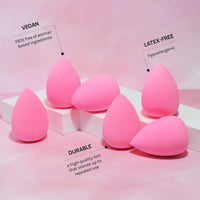 Thumbnail for AOA Studio Collection makeup Sponge Set Latex Free and High-definition Set of 6 makeup Wonder blender For Powder Cream and Liquid, Super Soft Wonder Beauty Cosmetic