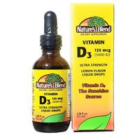 Thumbnail for Nature’s Blend Vitamin D3 Drops, 5000 IU