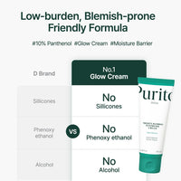 Thumbnail for PURITO Panthenol 10% Post-Acne Cream | Moisturizer for Blemish Marks, Barrier Repair | Silicone-Free, Non-Comedogenic, Fragrance-Free, Vegan & Cruelty-free | Korean Skincare, 100mL 3.38 fl.oz