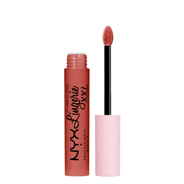 NYX PROFESSIONAL MAKEUP Lip Lingerie XXL Matte Liquid Lipstick - Peach Flirt (Orange Peach)