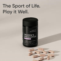 Thumbnail for Sports Research Women's Probiotics with Prebiotics, 65 Billion CFU - Vegan Capsules for Gut Health & Digestive Support, Probiotics for Women with Cranberry - Non-GMO Verified & Gluten Free - 30 Count