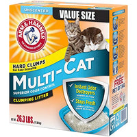 Thumbnail for Arm & Hammer Multi-Cat Clumping Litter Unscented, 26.3lb