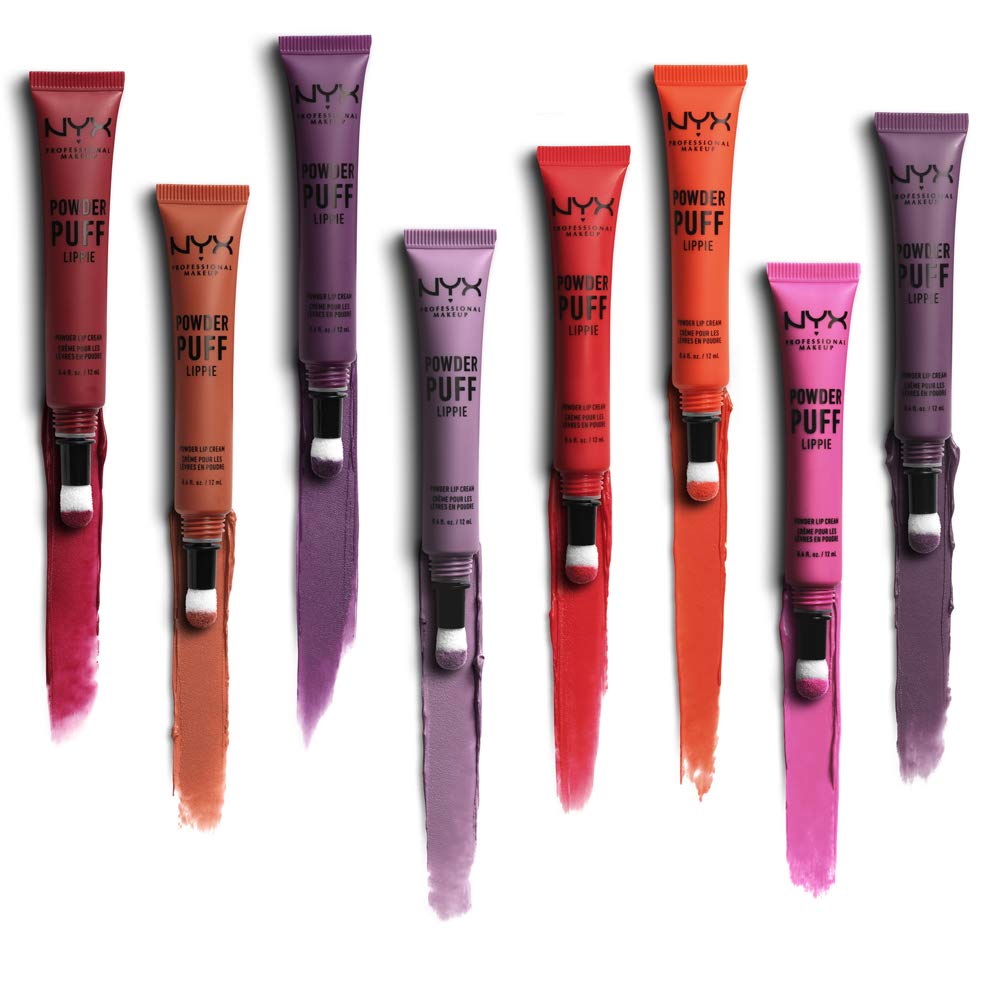 NYX PROFESSIONAL MAKEUP Powder Puff Lippie Lip Cream, Liquid Lipstick - Group Love (True Red)