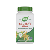 Thumbnail for Nature's Way St. John's Wort Herb, Promotes a Positive Outlook*, 700 mg per 2-Capsule Serving, Non-GMO Project Verified, Vegan, 180 Capsules