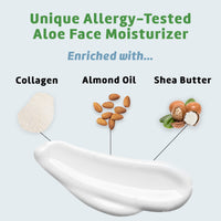 Thumbnail for De La Cruz Aloe Vera Face Moisturizer - Natural Aloe Cream for Face, Hands and Body, 4oz