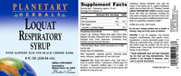 Thumbnail for Planetary Herbals Loquat Respiratory Syrup, 8 Fluid Ounce