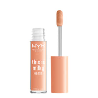 Thumbnail for NYX PROFESSIONAL MAKEUP This Is Milky Gloss, Vegan Lip Gloss, 12 Hour Hydration - Milk & Hunny (Sheer Light Honey)