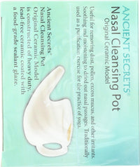 Thumbnail for Ancient Secrets Ancient Secrets Nasal Cleansing Pot - 1 Pot