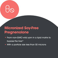 Thumbnail for Allergy Research Group ARG Pregnenolone 50 mg - Micronized Hormone Precursor Support - Highly Bioavailable - Hypoallergenic - 60 Servings - 60 Scored Tablets