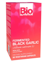 Thumbnail for Bio Nutrition Fermented Black Garlic - 60 Vegetarian Capsules Pack of 1