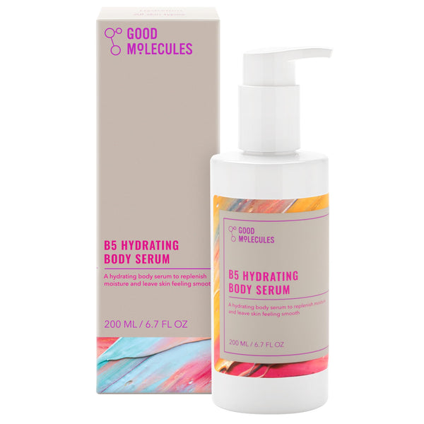 Good Molecules B5 Hydrating Body Serum - Vitamin B5 Ultra Hydrating Serum with Beta Glucan to Retain Moisture and Plumpness, Skin Care for Body