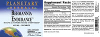 Thumbnail for Planetary Herbals Rehmannia Endurance, Botanical Support for The Overworked*, 637mg - 150 Tablets