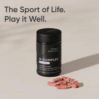 Thumbnail for Sports Research Vitamin B-Complex - Full Spectrum of B Vitamins - 90 Liquid Veggie Capsules