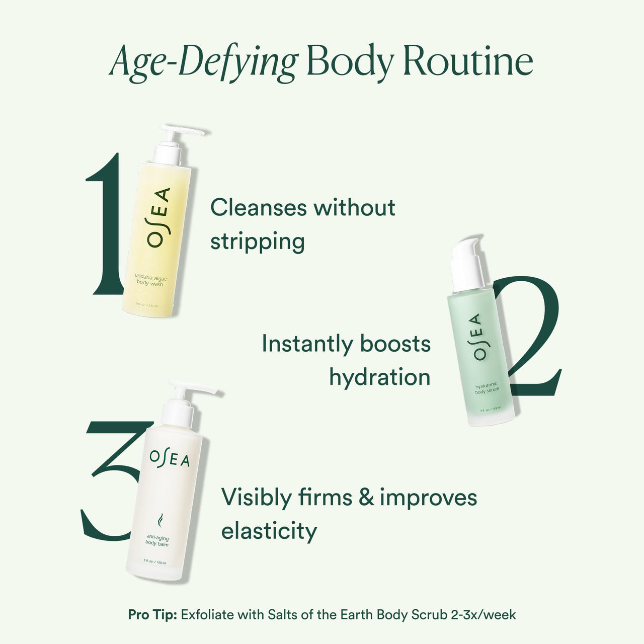 OSEA Anti-Aging Body Balm 5 oz - Firming & Tightening Body Lotion for Hydration - For Silky Glowing Skin - Nutrient-Rich Seaweed Body Lotion - Clean & Vegan Body Care Anti-Aging Body Moisturizer