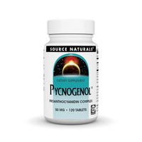 Thumbnail for Source Naturals Pycnogenol 50 mg Proanthocyanidin Complex - 120 Tablets
