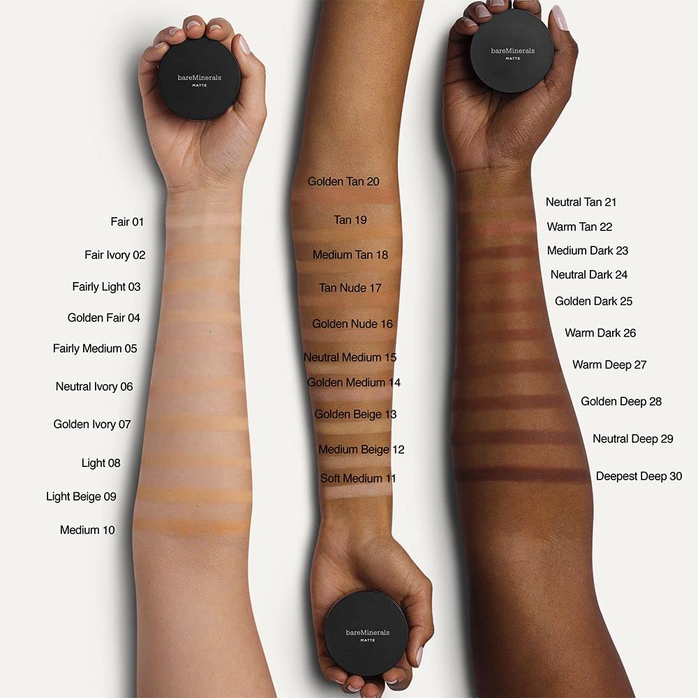 Original Loose Powder Foundation SPF 15, Fairly Light 03, Vegan, Cruelty-Free & Dermatologist-Tested