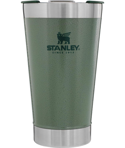 Stanley Stay-Chill Beer Pint 16 oz | Wide Mouth Lid | Built-In Bottle Opener | Beer Tumbler Cup | Insulated Stainless Steel Pint Glass | BPA-Free | Hammertone Green