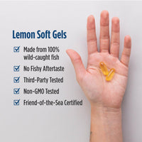 Thumbnail for Nordic Naturals Omega-3, Lemon Flavor - 60 Soft Gels - 690 mg Omega-3 - Fish Oil - EPA & DHA - Immune Support, Brain & Heart Health, Optimal Wellness - Non-GMO - 30 Servings