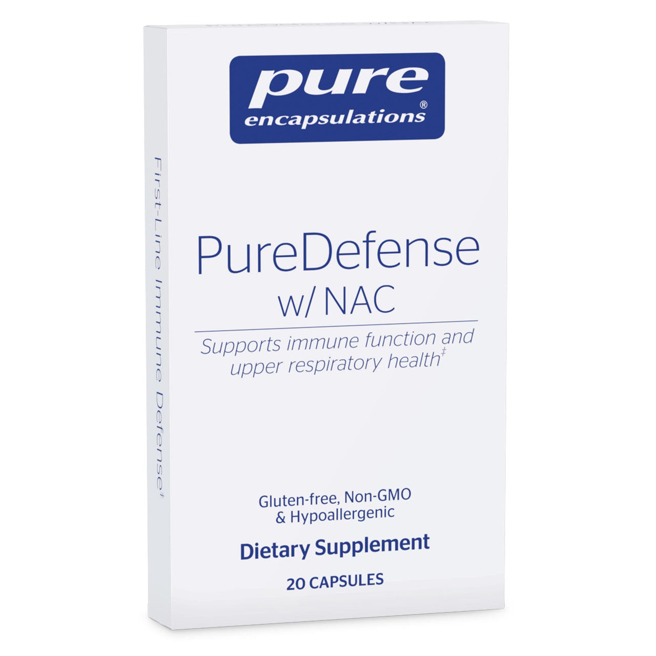 Pure Encapsulations PureDefense with NAC | Enhances First-Line Immune Defense and Upper Respiratory Health* | 20 Capsules