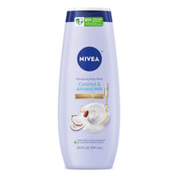 Thumbnail for NIVEA Pampering Coconut and Almond Milk Body Wash with Nourishing Serum, Moisturizing Body Wash for Women, Enriched with Provitamin B5 and Vitamin E, 20 Fl Oz Bottle
