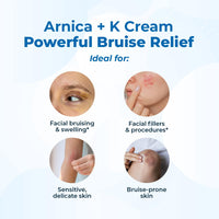 Thumbnail for VitaMedica Arnica Cream - Arnica Montana + Vitamin K Oxide Bruise Cream - Sensitive Skin Formula - Undereye - 0.5 ounces