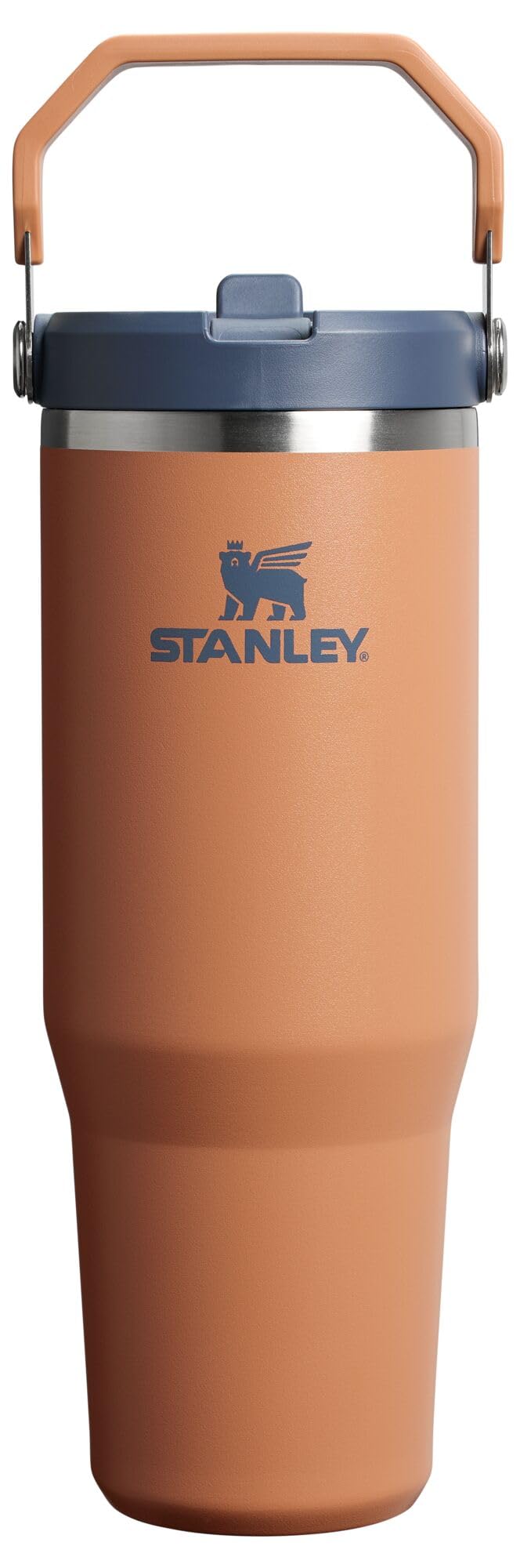 Stanley IceFlow 2.0 Flip Straw Tumbler with Handle 30 oz | Twist On Lid and Flip Up Straw | Leak Resistant Water Bottle | Insulated Stainless Steel | BPA-Free | Toast
