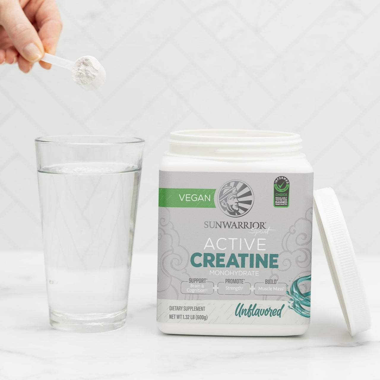 Creatine Monohydrate Powder Micronized PreWorkout Recovery Supplement | Support Muscle Building Strength Training Cognition | Vegan & Keto Friendly Bulk Size (120 Servings) Unflavored