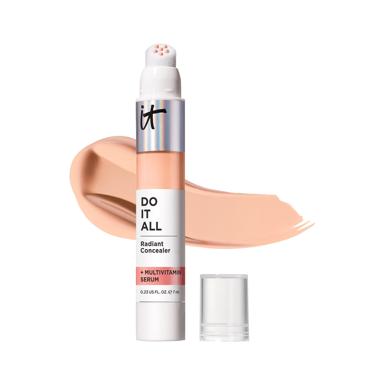 IT Cosmetics Do It All Radiant Concealer ­­– Makeup Concealer – Hydrate & Brighten – Creaseless Medium Coverage & Radiant Finish ­­– Niacinamide & Hyaluronic Acid - Light Medium Cool, 0.2 Fl Oz
