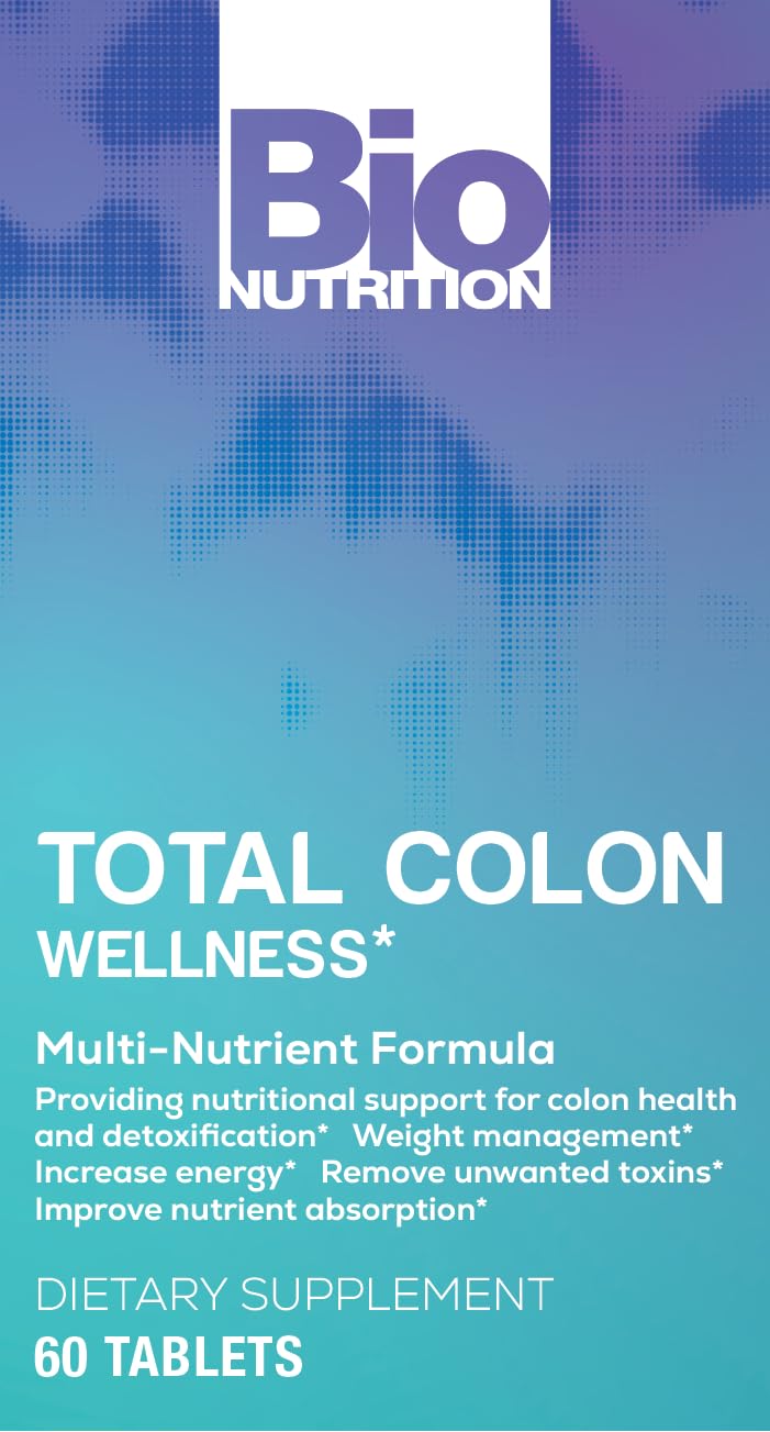 Bio Nutrition Total Colon Wellness 60 Tablets