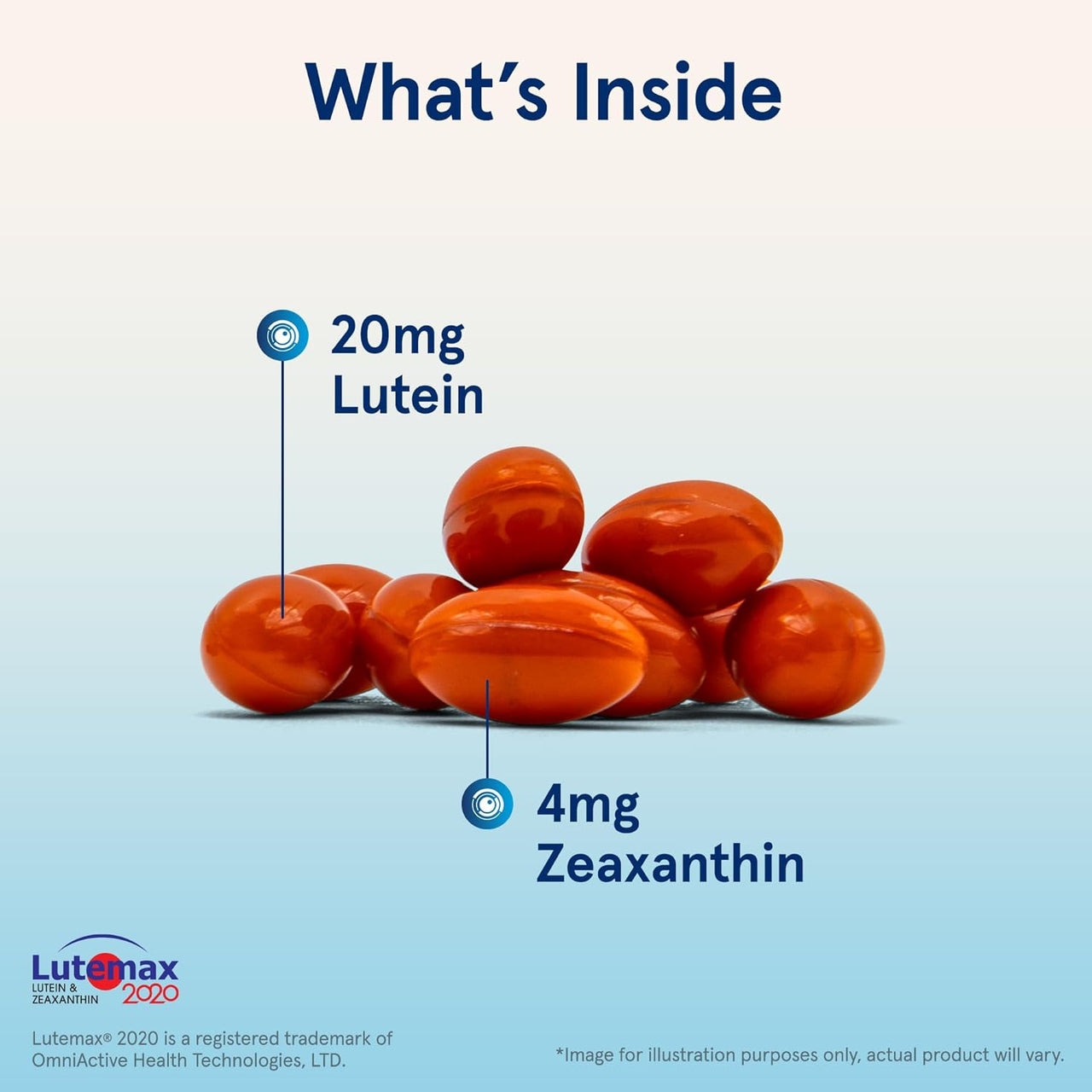 Jarrow Formulas Lutein 20 mg Softgels With Zeaxanthin For Visual Function