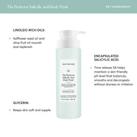 Thumbnail for Naturium The Perfector Salicylic Acid Body Wash, Gentle & Smoothing Cleanser, 16.9 oz