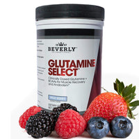 Thumbnail for Beverly International Glutamine Select, 60 Servings. Clinically Dosed L-Glutamine and Amino Acid Formula for Lean Muscle and Recovery. Sugar-Free Powder. BCAA’s.