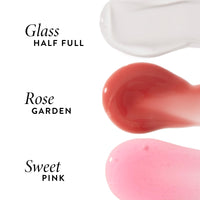 Thumbnail for LAURA GELLER NEW YORK Fine Shine Glossy Lip Oil, Glass Half Full - Hydrating Squalane - Clear Lip Gloss