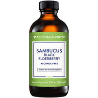 Thumbnail for The Vitamin Shoppe Sambucus Black Elderberry Extract Liquid - Immune & Seasonal Support | Concentrated Formula | 8 oz | Great Taste