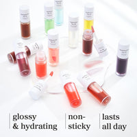 Thumbnail for NOONI Vegan Appleseed Lip Oil Set - Applecherry & Appleplum | Long-Lasting, Moisturizing, Plumping, Revitalizing for Dry Lips, Waterproof, No Peel Off, Korean Tint, 0.12 FL Oz x 2ea