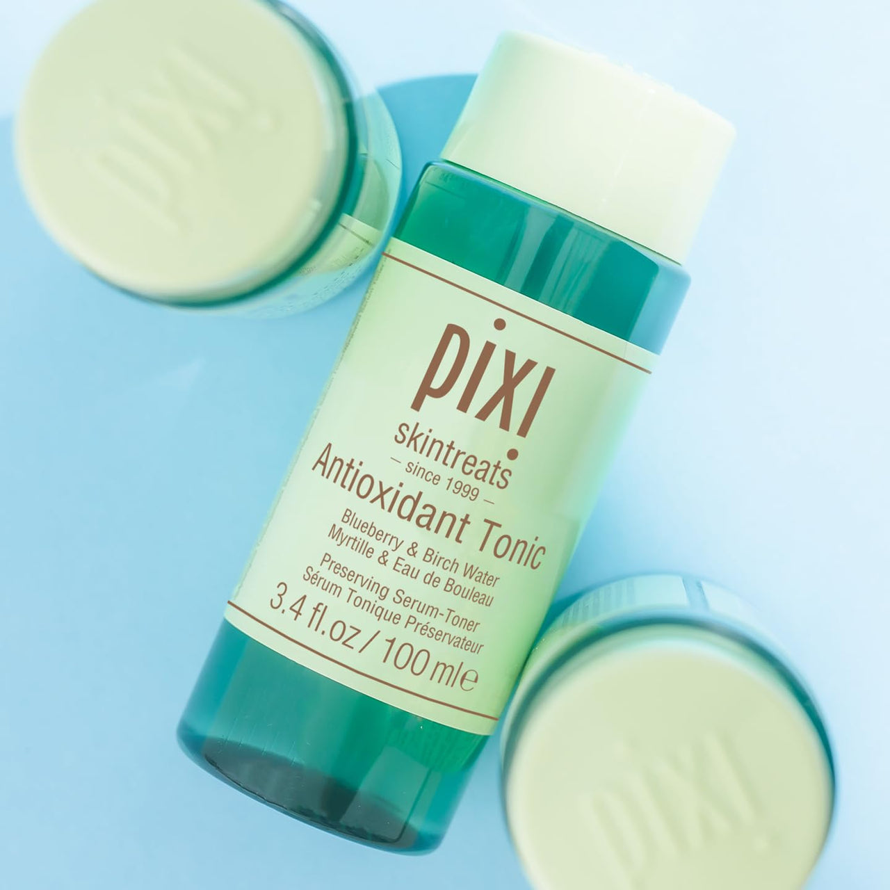 Pixi Antioxidant Tonic | Alcohol-Free Hydrating Face Toner, Essence, and Serum in One | 100mL Travel Size Skincare