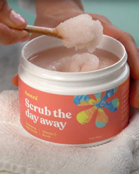 Thumbnail for ASUTRA Dead Sea Salt Essential Oil Body Scrub Exfoliator (Vitamin C), 16 oz - Ultra Hydrating, Gentle, & Moisturizing - Coconut, Sweet Orange, Grapefruit, and Lemon Oils – Pink Himalayan Salt