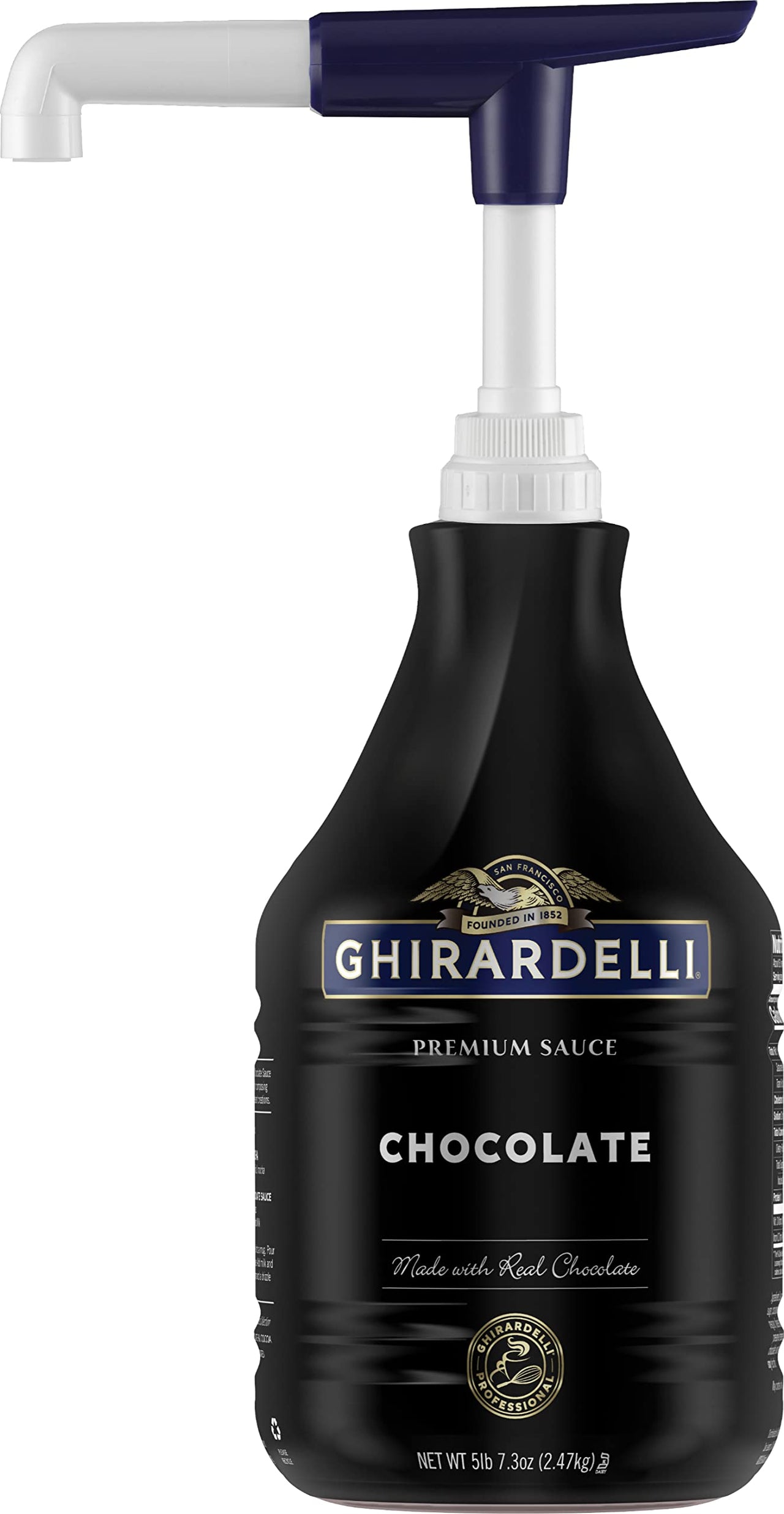 Ghirardelli Black Label Chocolate Sauce 87.3oz - Single Bottle