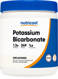 Thumbnail for Nutricost Potassium Bicarbonate Powder 1 LB - Gluten Free, Non-GMO