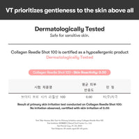 Thumbnail for VT COSMETICS Collagen Reedle Shot 100, Collagen Microneedling Serum, Firming & Elasticity, 500Da Collagen Extract, Soft & Glass Skin, Pink Collagen Serum, Korean Skin Booster 1.69Fl Oz(50ml)
