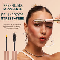 Thumbnail for USDA Organic Castor Oil Lash Serum - Premium All Natural Cold Pressed Castor Oil Eyelash Growth Serum with Mascara Tube - Eyelash Treatment and Conditioner - For Thicker and Fuller Lashes