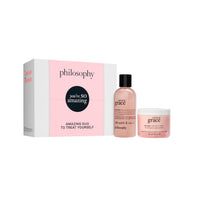 Thumbnail for philosophy you're so amazing gift set - 2-pc. amazing grace hydrating shower gel (6oz) & whipped body crème (4oz) - moisturizing bath & body duo for women