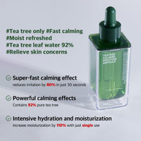 Thumbnail for MEDIHEAL Teatree Calming Moisture Ampoule (1.7 fl oz, 1 Pack) - Quick Calming and Deep Hydrating with Teatree Leaf Water 92% for Sensitive Skin Type