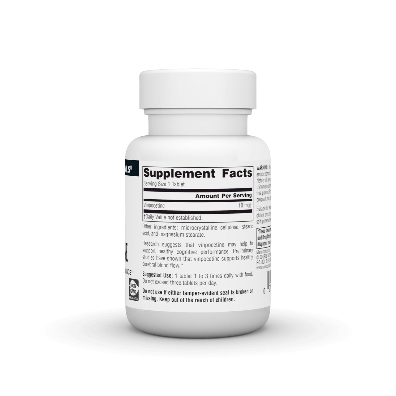 Source Naturals Vinpocetine Tablets, Supports Cognitive Performance*, 10 mg - 60 Tablets