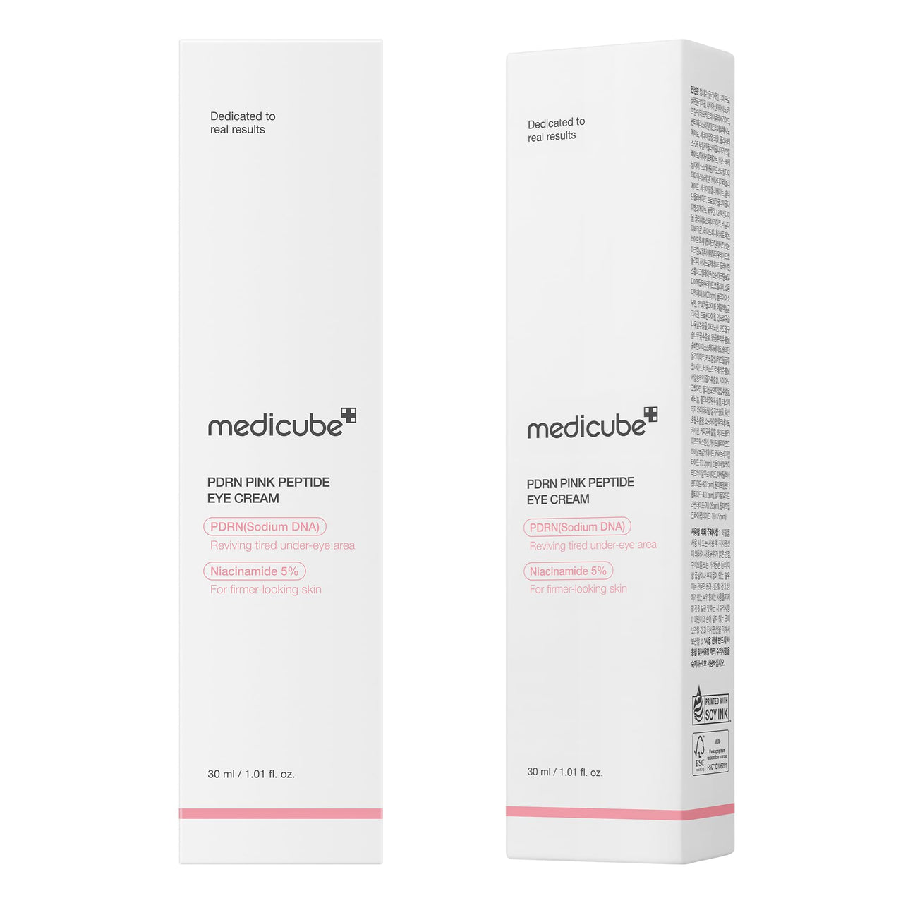 medicube Eye Serum with Salmon DNA PDRN & Pink Peptides | 99% Purity Retinol for Fine Lines | PDRN & Niacinamide for Uneven Skin Tone | Korean Skincare, 1.01 fl.oz