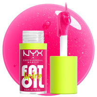 Thumbnail for NYX PROFESSIONAL MAKEUP Fat Oil Lip Drip, Moisturizing Lip Oil Gloss, Vegan Tinted Formula, Up to 12 HR Hydration - Supermodel (Shimmering Magenta)
